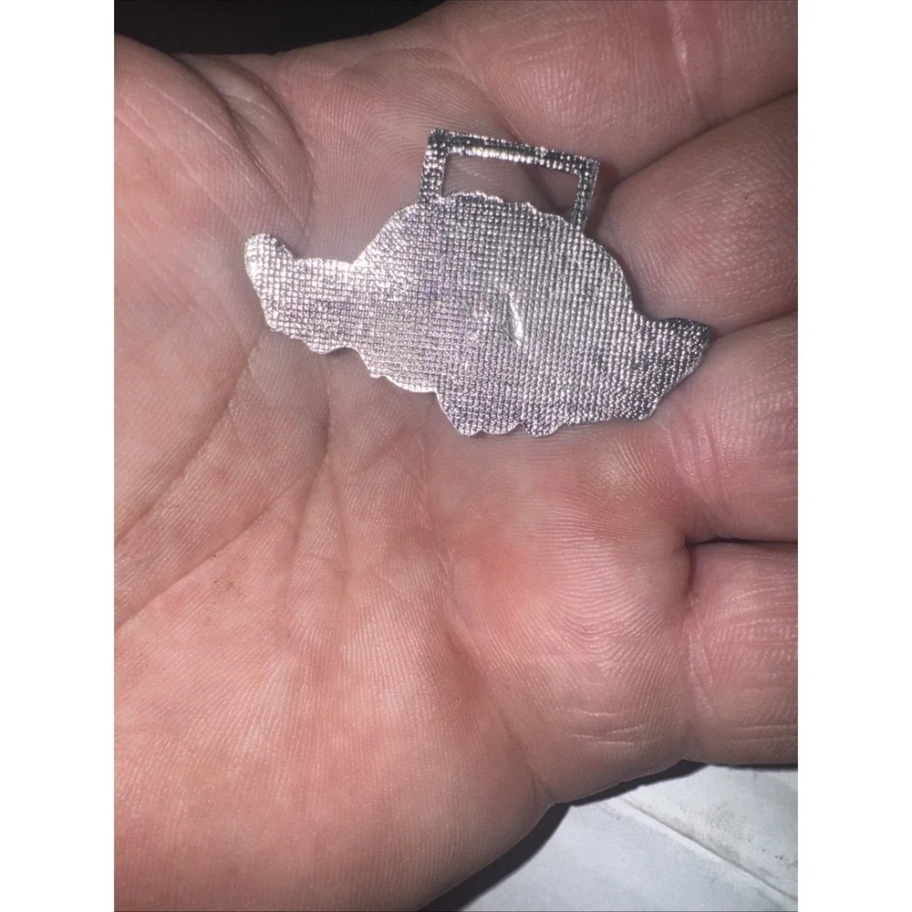 2pc Arkansas Razorbacks Watch Fob Key Chain Necklace Pendant Charm